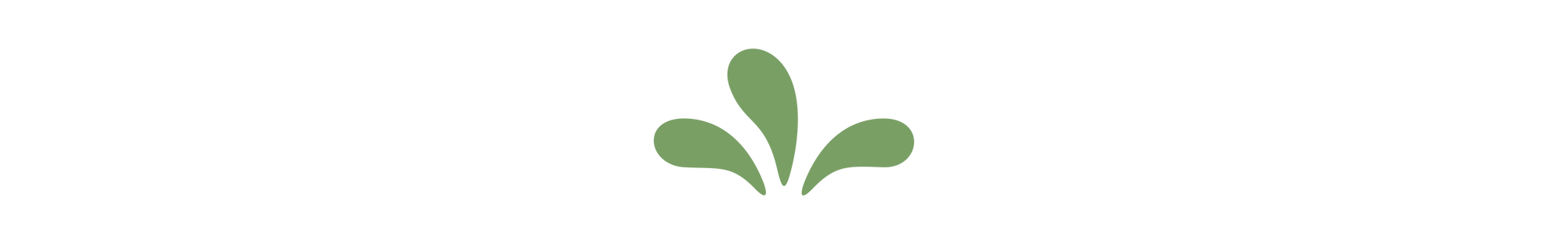 Bildzeichen / Logo für Biobauernhof Aicherhof in Lengau, Oberösterreich: drei grüne Elemente symbolisieren eine wachsende Pflanze. Diese wurde schon im alten Bauernhof in der Tür eingeschnitzt.